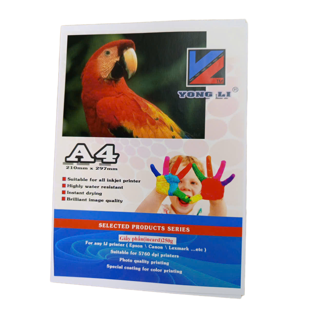 Giấy Phấn In Card 250g